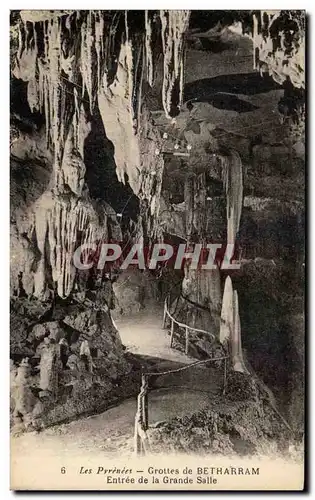 Cartes postales Les Pyrenees Grottes De Betharram Entree De La Grande Salle