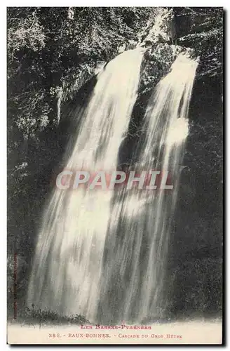 Ansichtskarte AK Les Hautes Pyrenees Eaux Bonnes Cascade Du Gros Hetre