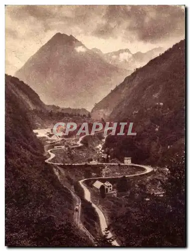 Ansichtskarte AK Cauterets Route De Pierrefitte A Cauterets Le Limacon