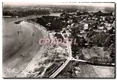 Cartes postales moderne En Bretagne Benodet Vue aerienne La Plage Vallee de l'Odet et Phare du Coq