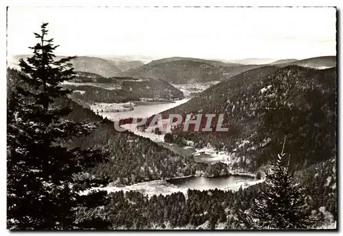 Cartes postales moderne Les Vosges Pittoresques La Vallee des Lacs Retournemer et Longemer