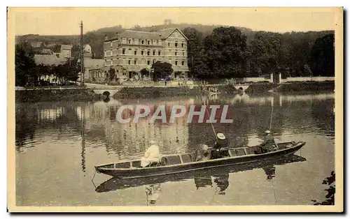 Cartes postales Waulsort Hotel De La Meuse Bruxelles Pecheurs