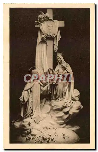 Ansichtskarte AK La Chapelle des Carmelites de Lisieux Groupe sculopte dominant le Maitre Autel