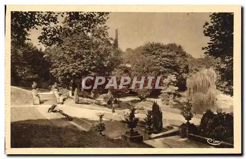 Cartes postales Le Cateau Jardin Fenelon Vue de Cote