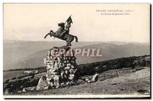 Cartes postales Ballon d&#39Alsace La Statue de Jeanne d&#39Arc