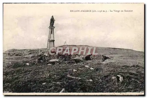 Cartes postales Ballon d&#39Alsace La Vierge au Sommet