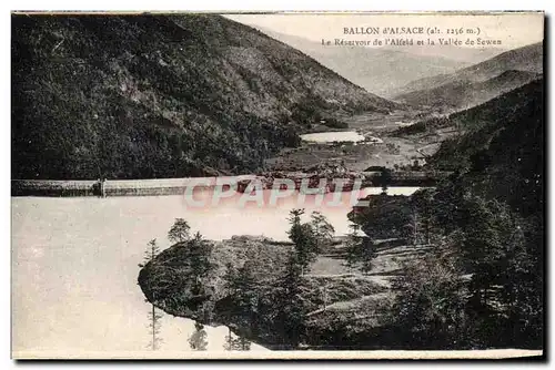 Ansichtskarte AK Ballon d&#39Alsace Le Reservoir de L&#39Alfeld et la Vallee de Sewen