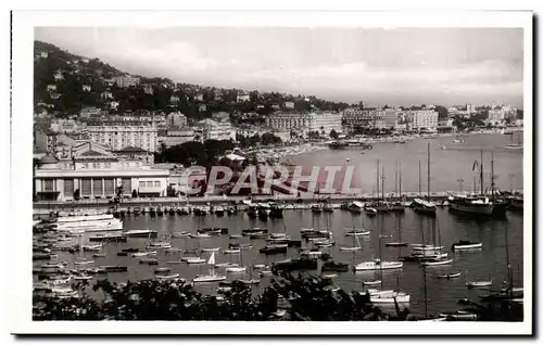 Ansichtskarte AK Cannes Vue Generale Prise Du Suquet Bateaux