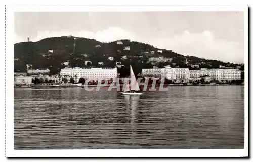 Cartes postales Cannes Les Hotels De La Croisette Vue Prise De La Mer