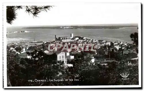 Cartes postales Cannes Le Suquet Et Les Lles