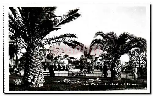 Ansichtskarte AK Cannes Les Jardins Du Casino