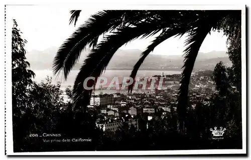 Cartes postales Cannes vue Prise De La Californie