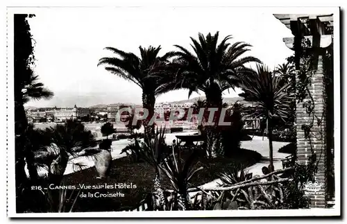 Cartes postales Cannes Vue Sur Les Hotels De La Croisette