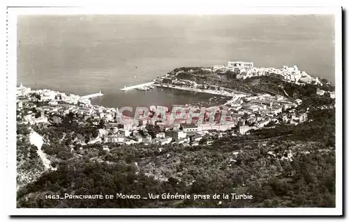 Cartes postales Principale De Monaco Vue Generale Prise De La Turbie