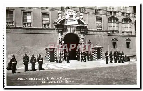 Ansichtskarte AK Monaco Le Palais Du Prince La Releve De La Garde