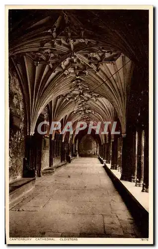 Ansichtskarte AK Canterbury Cathedral Cloisters