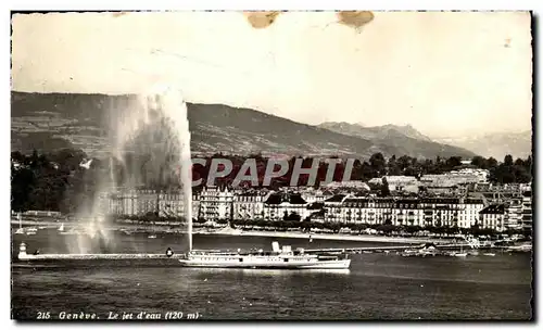 Cartes postales Geneve Le Jet d&#39eau