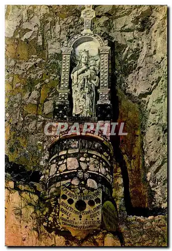 Cartes postales moderne Les Grottes Historiques de Naours Bis La Vierge de la Rotonde