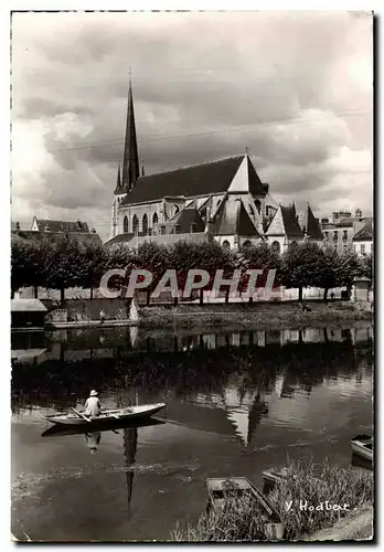 Cartes postales moderne Nemours L&#39Abside de l&#39Eglise St Jean Baptiste