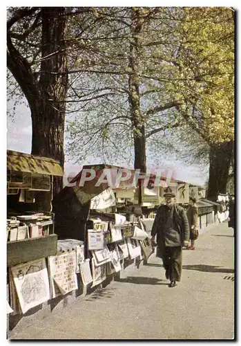 Moderne Karte Paris Les Bouquinistes