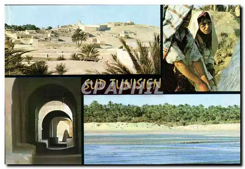 Moderne Karte Sud Tunisien