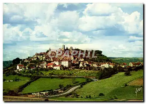 Cartes postales moderne Couleurs Et Lumiere De France Les Hauts Lieux De Bourgogne Vezelay La Colline