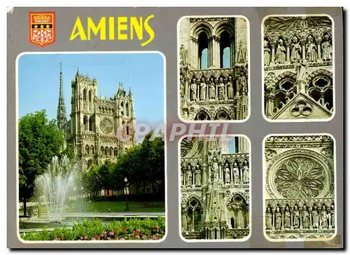 Cartes postales moderne Amiens Cathedrale