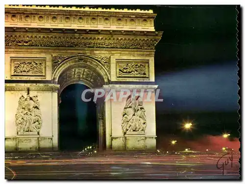 Moderne Karte Paris Et Ses Merveilles L&#39arc de triomphe