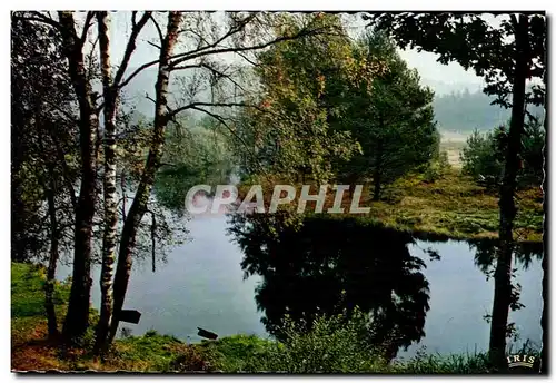 Moderne Karte le Limousin Pittoresque En Correze matin d&#39automne sur la Vezere pres de Bugeat