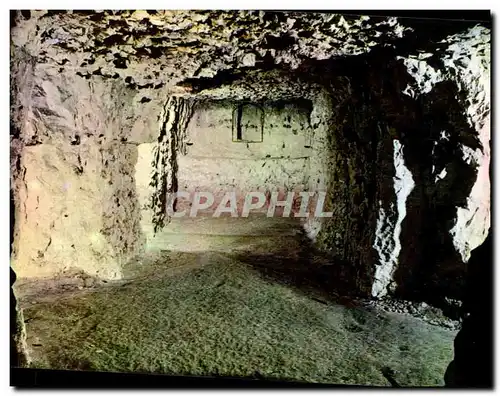 Moderne Karte Les Grottes Historiqes de Naours La Chapelle Centrale