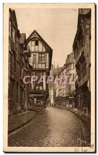 Cartes postales Rouen La Ville Musee La Rue Saint Romain