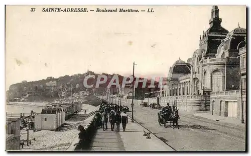 Cartes postales Sainte Adresse Boulevard Maritime