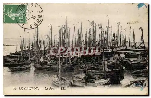 Cartes postales Le Crotoy Le Port Bateaux