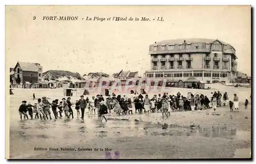 Cartes postales Fort Mahon La Plage et I'Hotel de la Mer Enfants