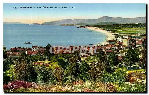 Cartes postales Le Lavandou Vue Generale de La Baie