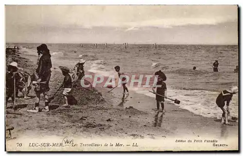 Cartes postales Luc Sur Mer Les Travailleurs de la Mer Enfants