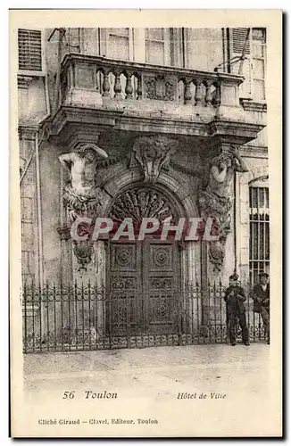 Cartes postales Toulon Hotel de Ville