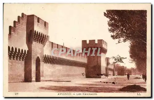 Cartes postales Avignon Les Remparts