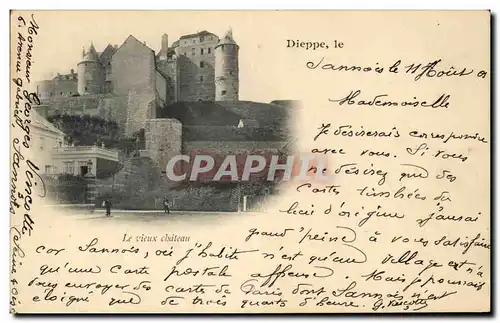 Cartes postales Dieppe Le vieux chateau