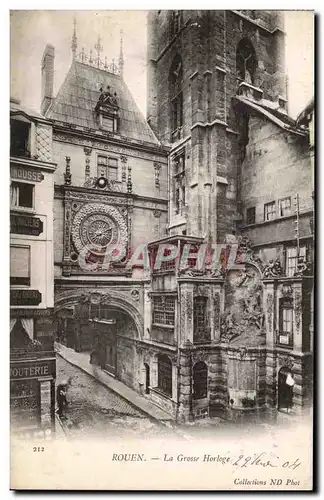 Cartes postales Rouen La Grosse Horloge