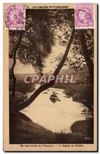 Cartes postales La Creuse Pittoresque Les Bords du Thaurion La Rigole du Diable