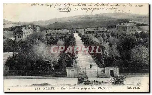 Cartes postales Les Andely Ecole Militaire Preparatoire d&#39Infanterie Militaria