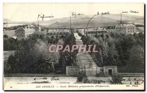 Ansichtskarte AK Les Andelys Ecole Militaire Preparatoire d&#39Infanterie Militaria