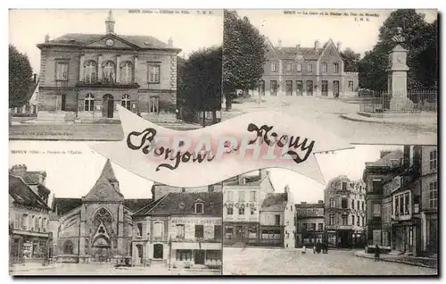 Cartes postales Borjour de Rouy Mouy