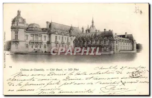 Ansichtskarte AK Chatreau de Chantilly Cote Ouest