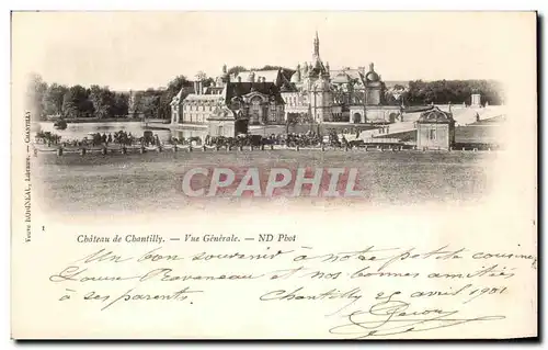 Ansichtskarte AK Chatreau de Chantilly Vue Generale