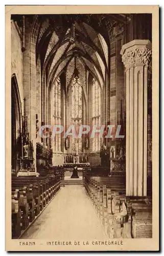 Ansichtskarte AK Thann Interieur De La Cathedrale