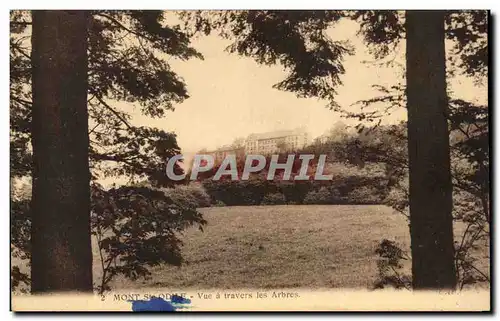 Ansichtskarte AK Mont Sainte Odile Vue a Travers les Arbres