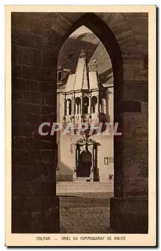 Cartes postales Colmar Oriel Du Commissaeiart De Police