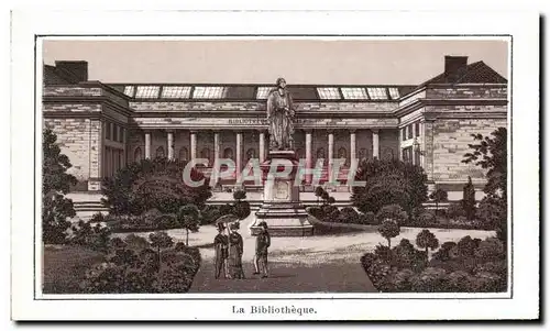 Cartes postales La Bibliotheque Amiens